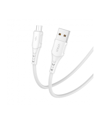 Kabel USB do Micro USB Vipfan Colorful X12, 3A, 1m (biały)
