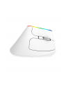 Bezprzewodowa mysz Delux 2.4G RGB biała (M618C) - nr 4