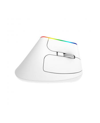Bezprzewodowa mysz Delux 2.4G RGB biała (M618C)