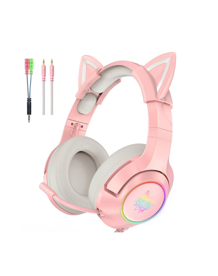 Onikuma K9 Różowe RGB (K9PINKRGB35MM) główny