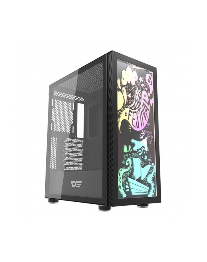 DARKFLASH DK210 Graffiti Czarna główny