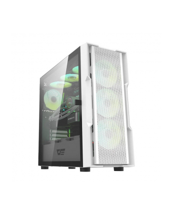 Darkflash Obudowa Komputerowa Dk431 + 4 Wentylatory (Biała) (DK431WHITE)