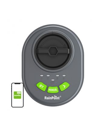 Rainpoint Sterownik Zraszaczy 4 -Strefowy Bluetooth