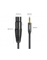 UGREEN AV182 Kabel XLR żeński do jack 3.5 męski - 2m (czarny) - nr 3