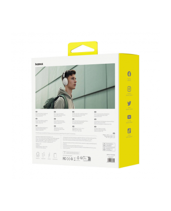 Słuchawki bezprzewodowe Bluetooth 5.3 Bass 30 Max - biały nr 1