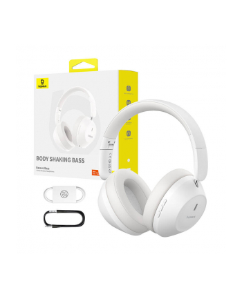 Słuchawki bezprzewodowe Bluetooth 5.3 Bass 30 Max - biały nr 2