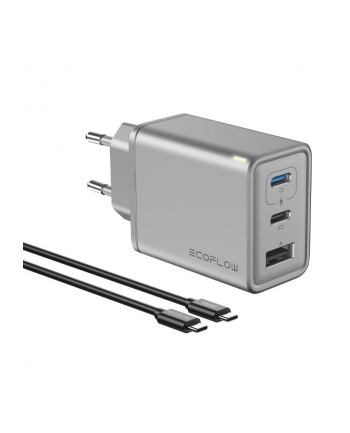 Ecoflow Ładowarka Sieciowa Do Telefonu 2x Usb-c Typ-c Gan Qc 4.0 65w