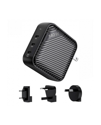 Invzi Ładowarka Sieciowa Ganhub 3X Usb C 140W Eu/Uk/Au/Us nr 2