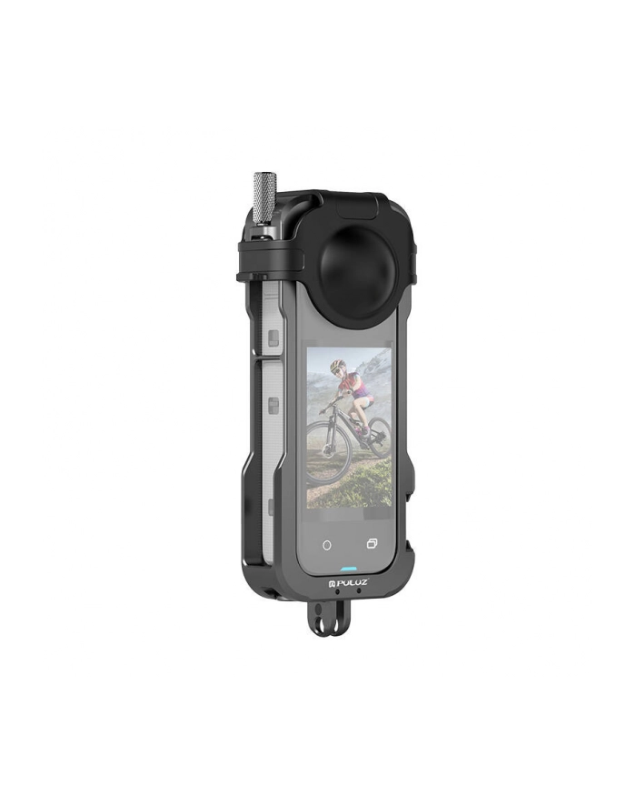 Puluz Metalowa obudowa ochronna z osłoną obiektywu do Insta 360 X4 główny