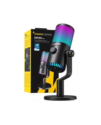 Mikrofon Gamingowy Maono DM30RGB (czarny)