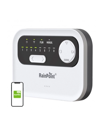 Rainpoint Sterownik Zraszaczy 8-Strefowy Wifi