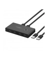 Switch przełącznik KVM USB 2x4 UGREEN USB 3.0 - czarny (30768B) - nr 2