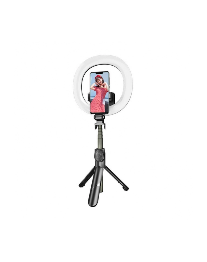 Puluz Selfie Stick/Statyw Z Podwójnym Oświetleniem Led główny