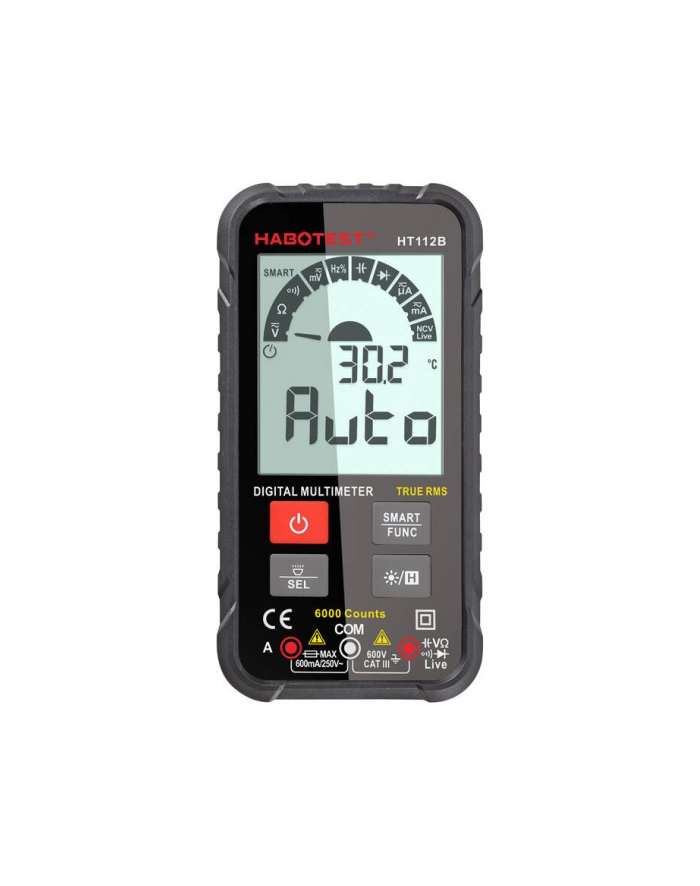 Habotest Cyfrowy Multimetr Uniwersalny True Rms Ht112B główny