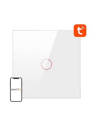 Avatto Włącznik Światła Zigbee Pojedynczy Tuya Biały LZTS02EUW1 nr 1