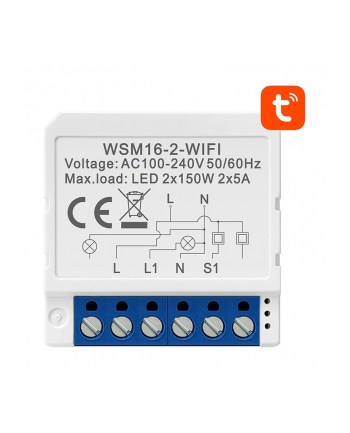 Avatto Inteligentny Przełącznik Dopuszkowy Wi-Fi WSM16-W2 Tuya nr 1
