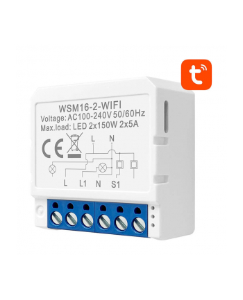 Avatto Inteligentny Przełącznik Dopuszkowy Wi-Fi WSM16-W2 Tuya nr 2
