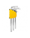 Deli Tools Zestaw Kluczy Imbusowych Długich Edl3088 1.5-10mm Srebrny - nr 4