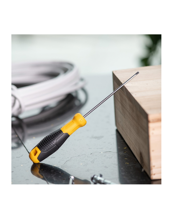 Deli Tools Wkrętak Płaski Edl6331001, 3X100Mm (Żółty) 27078 główny