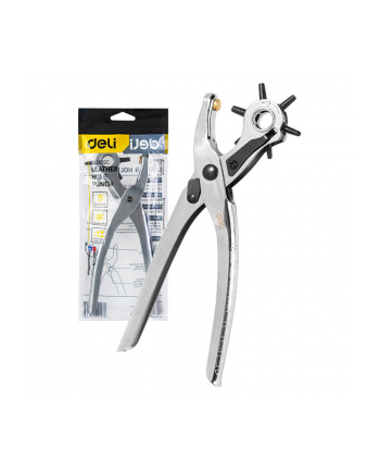 Deli Tools Szczypce obrotowe do otworów 9 srebrne EDL1919C