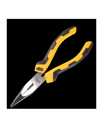 Deli Tools Szczypce Wydłużone Proste Edl2106, 6'' (Żółte) 27048