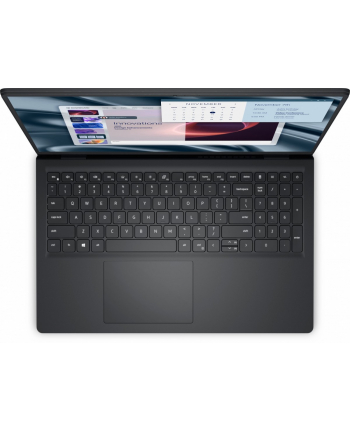 Laptop Dell Pro 15 Essential PV15255 W11P R3-7320U|8GB|512GB|AMD Radeon 610M|FgrPr|WLAN+BT|15.6 FHD|BcklKb|3C|65W|3YPS Carbon Black (Plastic) nr 1
