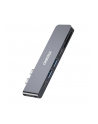 Choetech stacja dokująca do Apple MacBook Pro adapter HUB USB Typ C 7w2 100W PD szary (HUB-M14) - nr 1