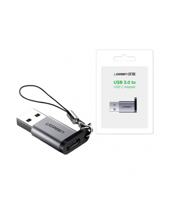 Adapter USB 3.0 do USB TYP-C 3.1 PD UGREEN szary (50533B)