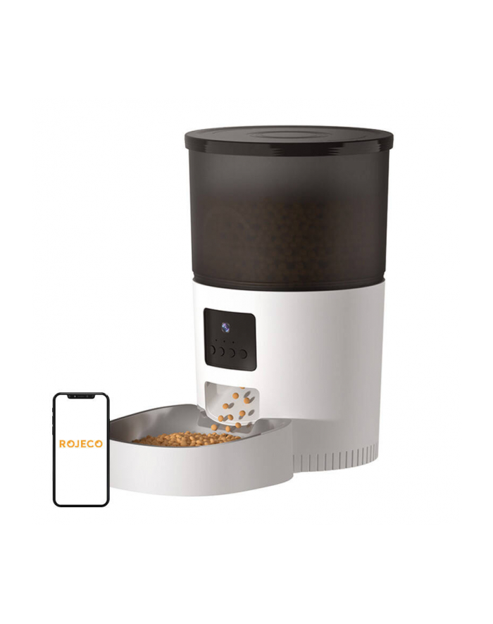 Rojeco Inteligentny Dozownik Karmy Dla Psa Kota Z Kamerą Pet Feeder 3L Wifi 1629612447 główny