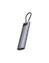 Baseus HUB USB Hub 11w1 StarJoy Metal Glam Series, USB-C do HDMI +VGA + 3 x USB 3.0 + USB 2.0+USB-C PD + RJ45 + SD/TF +3,5mm (B0003070981100) - nr 1