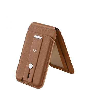 PORTFEL MAGNETYCZNY Z FUNKCJĄ PODSTAWKI ESR (BRĄZOWY)