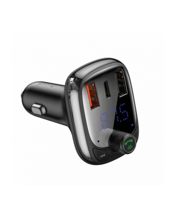 Baseus Transmiter Bluetooth Ładowarka Do Samochodu S 13 Overseas Edition Czarny nr 1