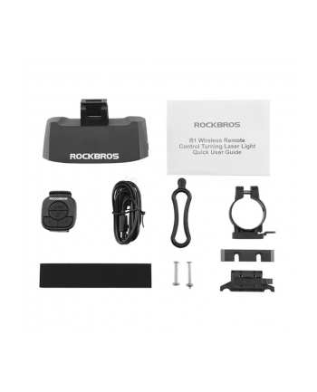 Rockbros Lampka Rowerowa Lkwd-R1 Stop Kierunkowskazy Laser Do Roweru