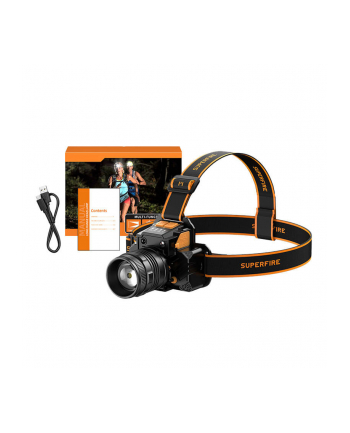 Superfire Latarka Czołowa Hl58 350Lm Usb Hl58 nr 1