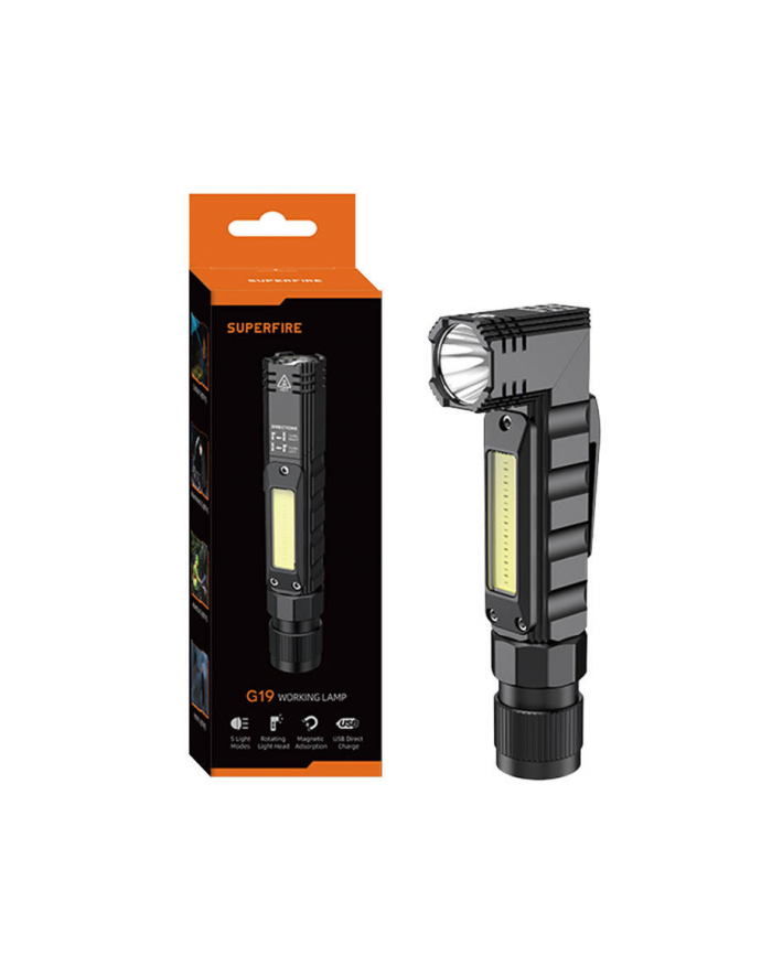 Supfire G19 Usb 500Lm 200M 24737 główny