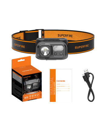 Superfire Latarka Czołowa Hl23 220Lm Usb C Hl23 nr 1