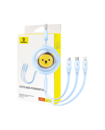 Baseus Przewód Ładowania 3W1 Usb Do C M Lightning 3 5A 1