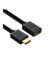 Ugreen Kabel HDMI męski do HDMI żeński HD107 FullHD 3D 0.5m czarny (10140) - nr 4