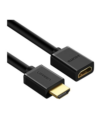 Ugreen Kabel HDMI męski do HDMI żeński HD107 FullHD 3D 0.5m czarny (10140)