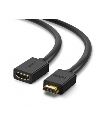 Ugreen Kabel HDMI męski do HDMI żeński HD107 FullHD 3D 1m czarny (10141) nr 1