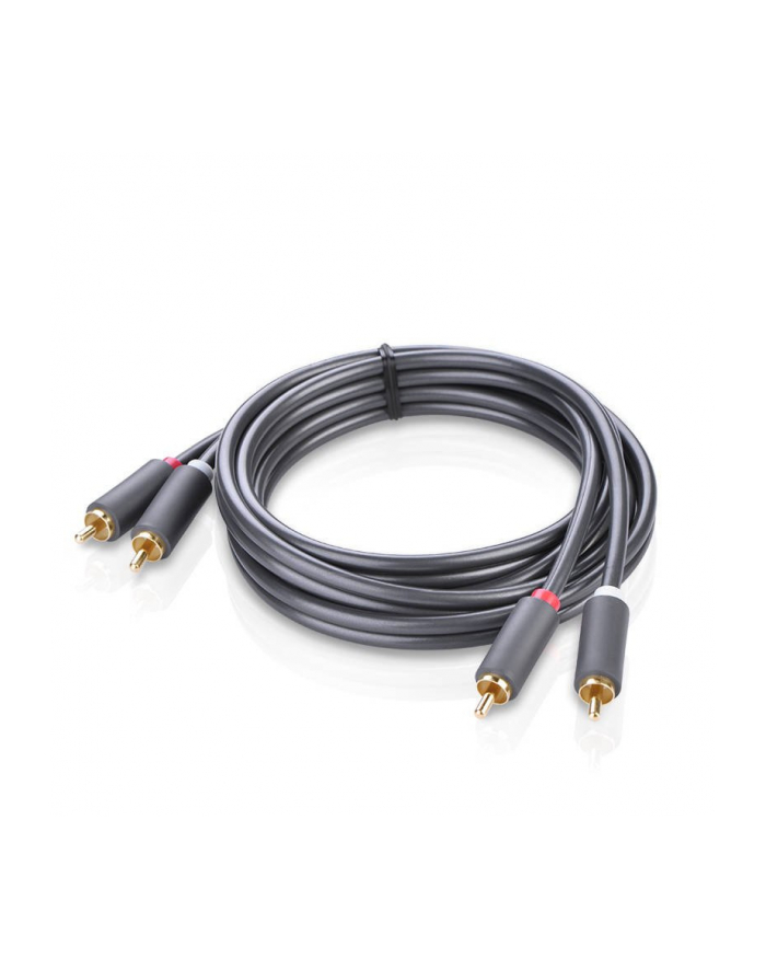 Ugreen Przewód 2RCA Cinch do 2RCA Cinch 3m czarny (10519) główny