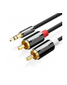 Ugreen Av116 Przewód 3,5Mm Jack Do 2Rca (Cinch) 3M (Czarny) - nr 2