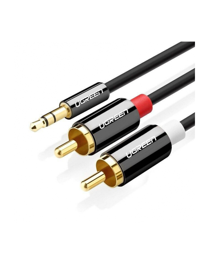 Ugreen Av116 Przewód 3,5Mm Jack Do 2Rca (Cinch) 3M (Czarny) główny