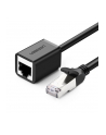UGREEN KABEL SIECIOWY  PRZEDŁUŻACZ ETHERNET RJ45, CAT. 6, FTP, Z METALOWĄ WTYCZNĄ 1M, (CZARNY)  (UGR260BLK) - nr 2