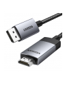 Kabel Displayport męski do HDMI męski Ugreen DP119 4K@60Hz 1m jednokierunkowy (15773) - nr 1