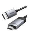 Kabel Displayport męski do HDMI męski Ugreen DP119 4K@60Hz 1m jednokierunkowy (15773) - nr 3