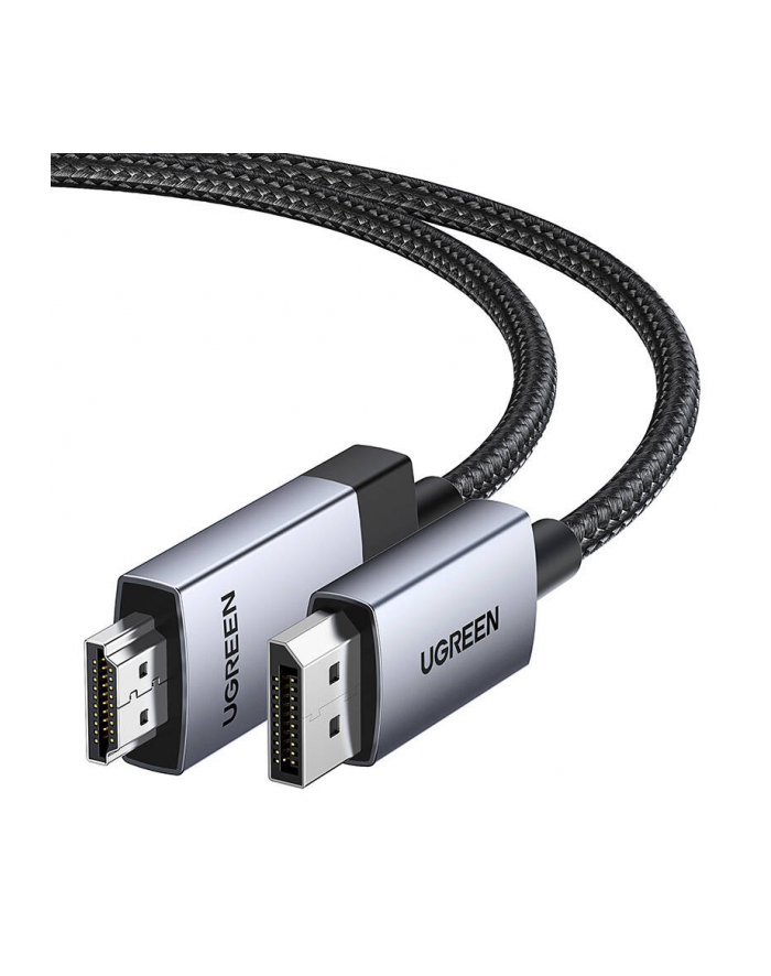 Kabel Displayport męski do HDMI męski Ugreen DP119 4K@60Hz 2m jednokierunkowy (15774) główny