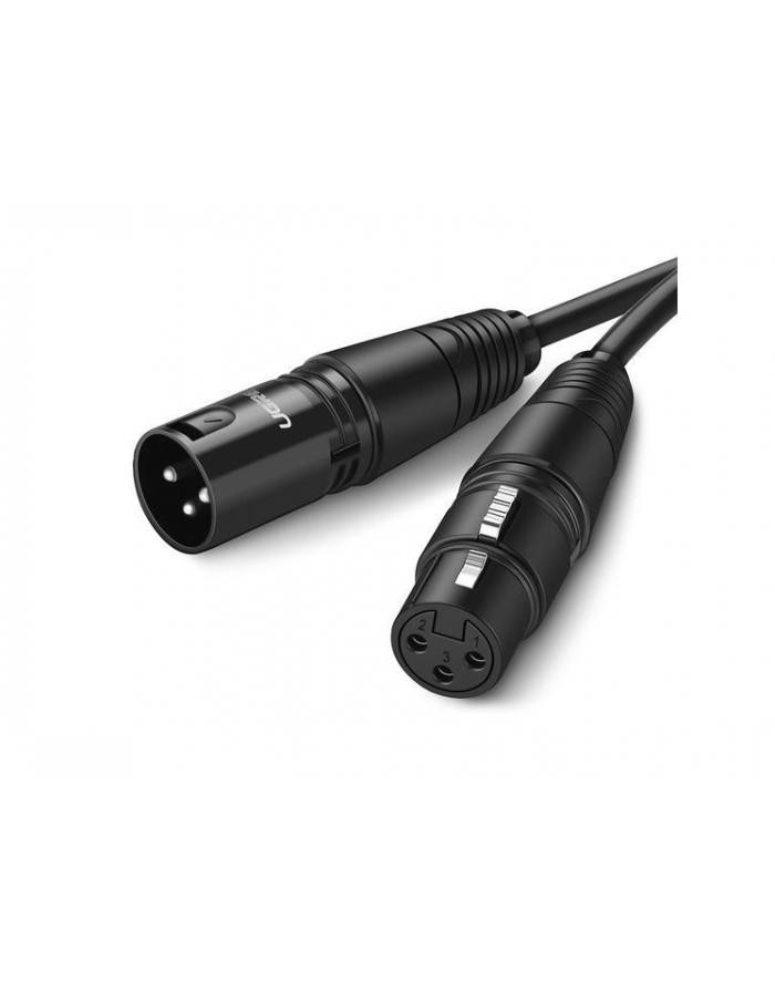 UGREEN AV130 Kabel XLR żeński do XLR męski - 10m (czarny) główny