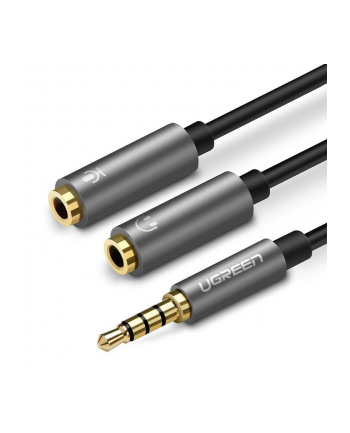 Rozdzielacz audio AUX UGREEN kabel mini jack 3,5 mm (męski) do słuchawki + mikrofon (żeńskie), 20cm nr 2