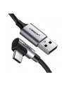 UGREEN KABEL USB DO USB-C KĄTOWY US284, 3A , 3M (CZARNY) - nr 2
